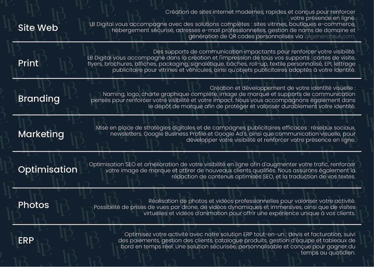 Dépliant / Flyer