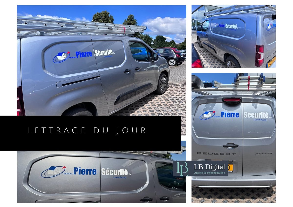 Lettrage véhicule